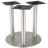 Steelbase Olivia Table Base with Three Circular Columns
