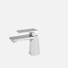 STYLISH™ Single Handle Bathroom Faucet for Single Hole Brass Basin Mixer Tap, Spout Height: 4-1/16
