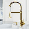 Edison Collection Pull-Down Kitchen Faucet with Soap Dispenser Options